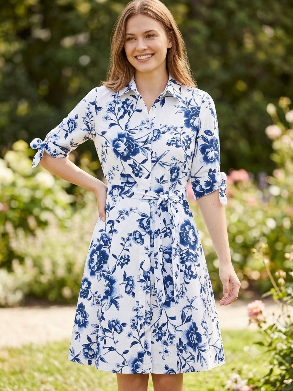 Calvin Klein Wrap-Style Dress